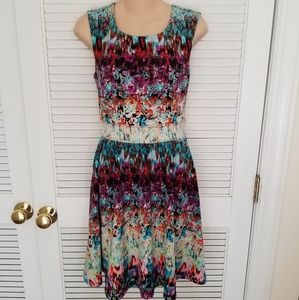 Cynthia Rowley dress abstract floral with pockets!